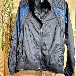 Free People Black and Blue Windbreaker